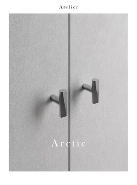 Atelier Arctic 设计师款柜门拉手极简黄铜衣柜把手银色黑色金色