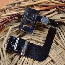 胜家蝴蝶重机兄弟电动家用多功能缝纫机窗帘宽卷边压脚适用老式