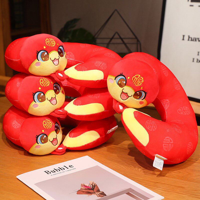 蛇年u型枕护颈枕专用脖枕飞机枕脖子靠枕学生旅行睡觉便携u形枕