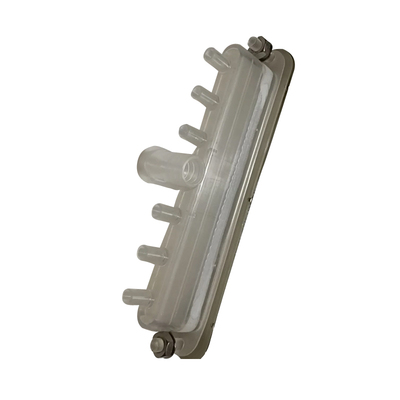 游泳池瀑布带灯出水口喷泉水柱浴池排水口半透明不锈钢面盖配件