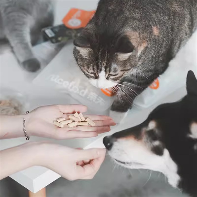 奈夫猫咪狗零食鸡胸肉鸭肉磨牙棒羊奶洁齿三文鱼宠物美毛酸奶冻干