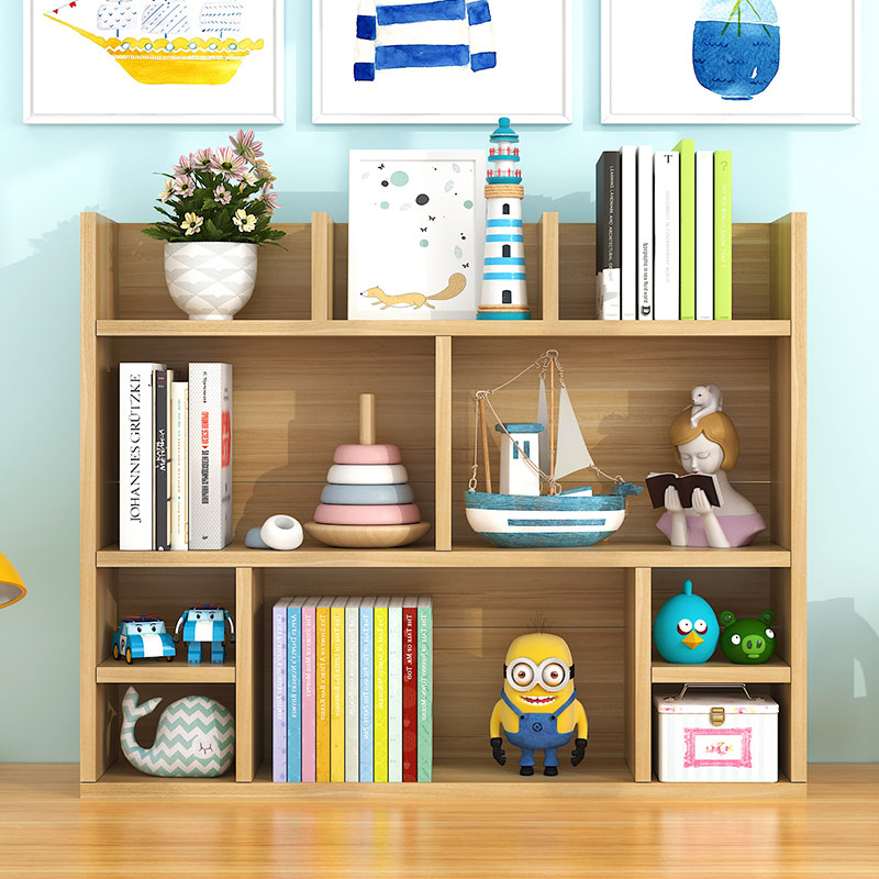 桌上简易书架学生宿舍多层简约收纳架桌面儿童小书柜,住宅家具,书架,淘宝优惠券,粉丝福利购,淘宝优惠卷