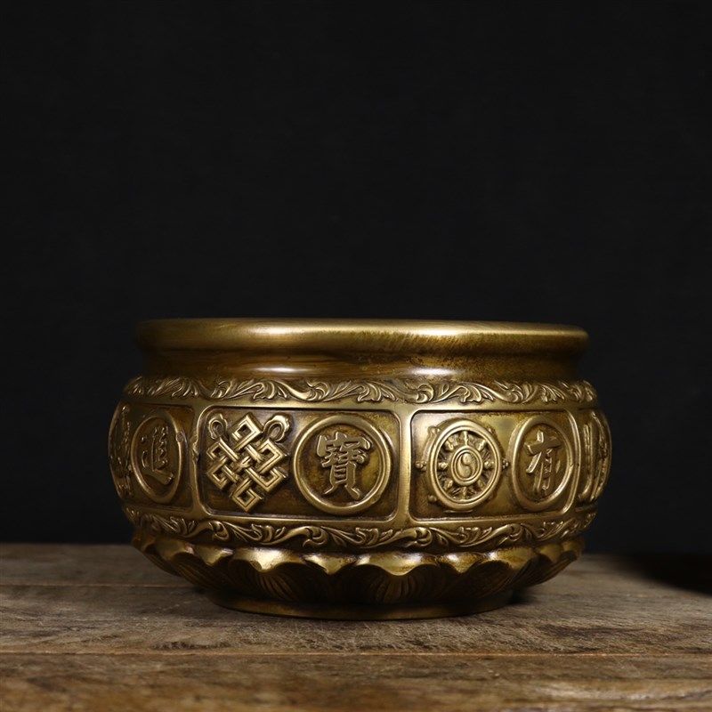 仿古招财进宝聚宝盆有求必应盘香香薰炉香篆茶道摆件,家居饰品,桌面摆件,淘宝优惠券,粉丝福利购,淘宝优惠卷