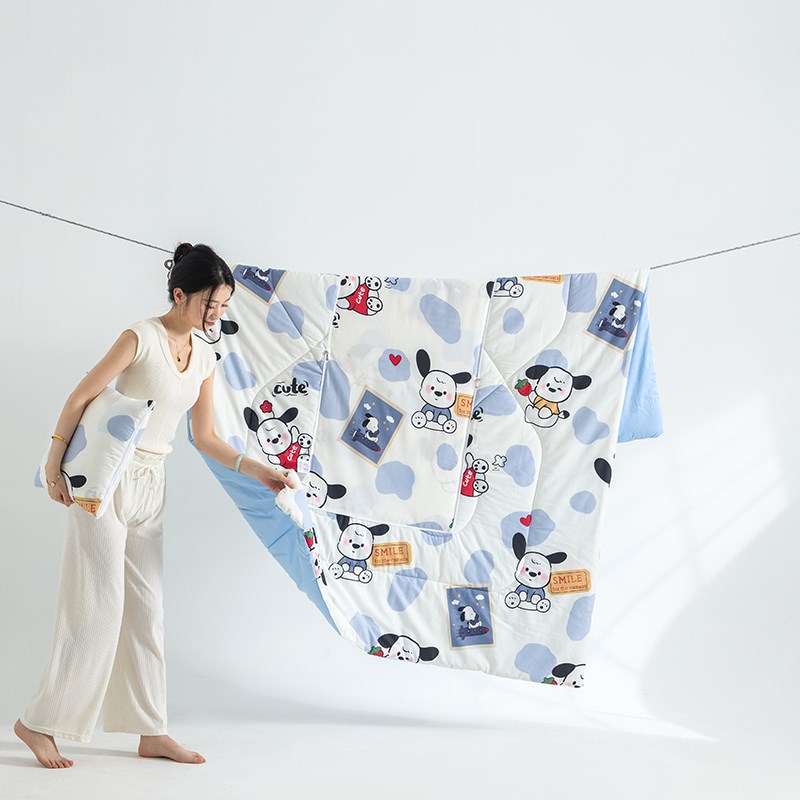 A类/全棉抱枕被子两用二合一车用午睡车载枕头被车上折叠靠枕毯子