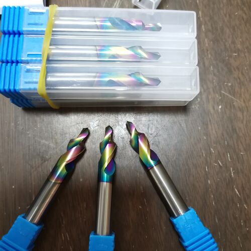 硬质合金阶梯钻 钨钢铝用涂层台阶钻 移门钻90度沉头钻一体成型钻