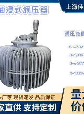 三相电油浸式感应调压器0-430V500V650V可调63kw100kw160kva 200k