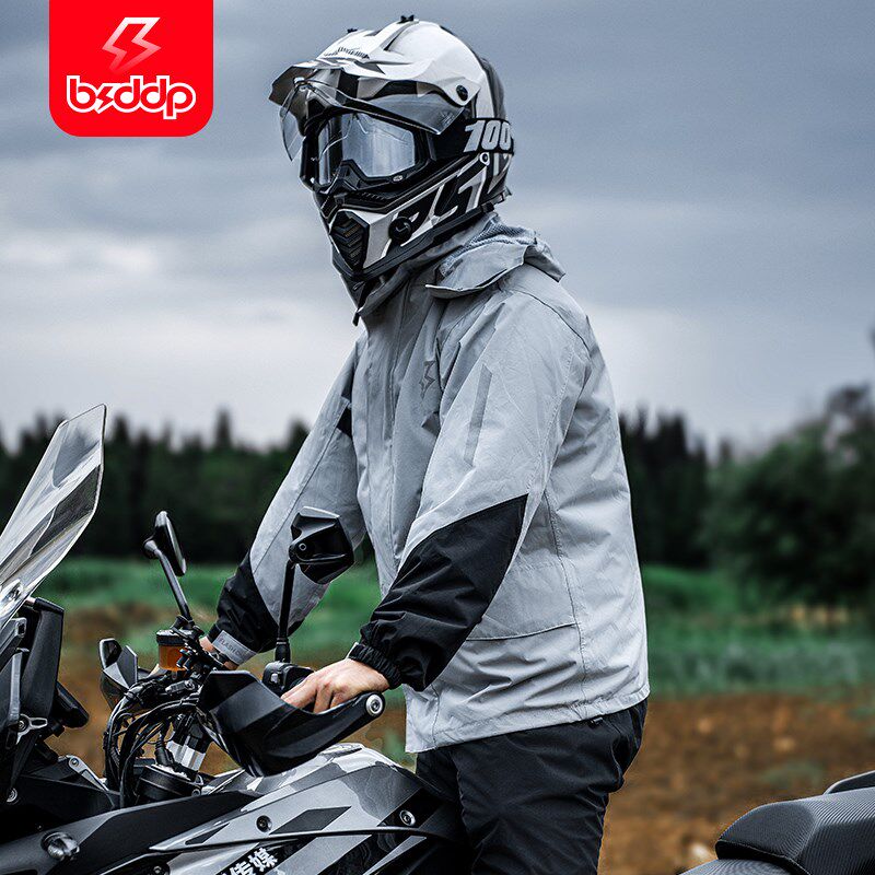 摩托车骑行雨衣雨裤分体式防水套装骑士摩旅全身防暴雨雨服男女款