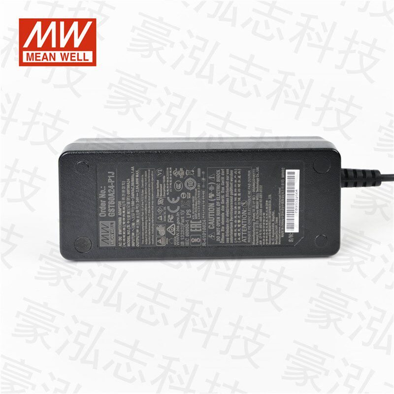 明纬GST60A适配器电源220转24V5V9V12V15V18V48V三插P1J接口替GS