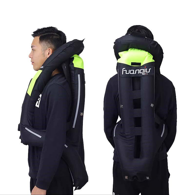 摩托车气囊服气囊马甲机车摩旅安全装备背心防摔充气赛车服骑行服