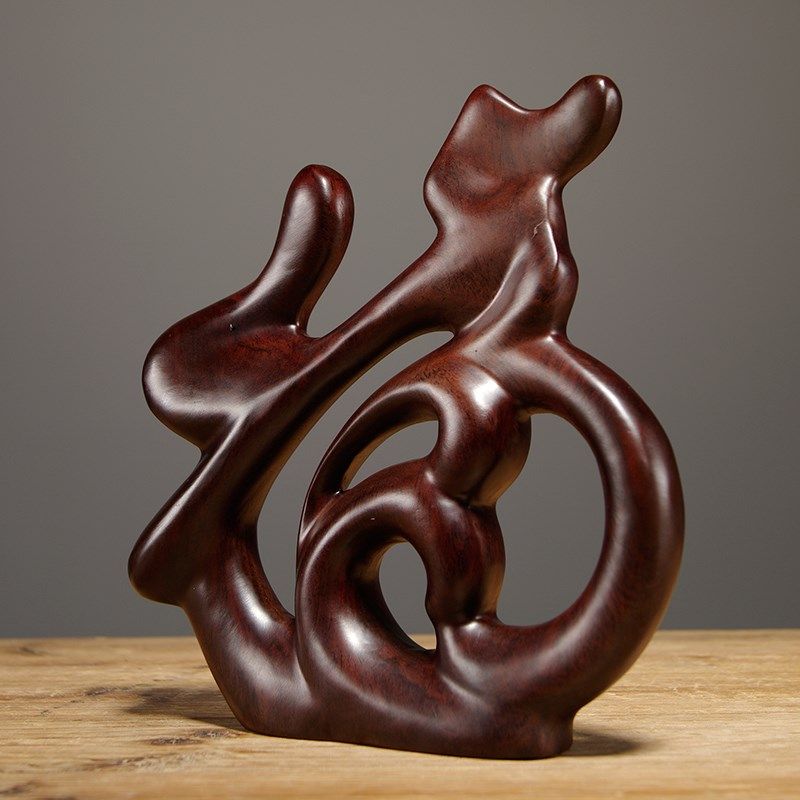 黑檀木雕福字摆件家居玄关装饰工艺品福气临门客厅酒柜电视柜摆件,家居饰品,装饰摆件,淘宝优惠券,粉丝福利购,淘宝优惠卷