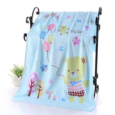 婴儿浴巾新生儿宝宝儿童盖毯比纯棉纱布超柔吸水不掉毛洗澡大毛巾