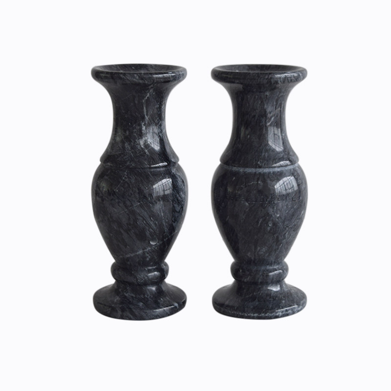 天然海浪花石花瓶一对汉白玉大理石头烛台插花祭祀墓地上坟石香炉,家居饰品,石雕,淘宝优惠券,粉丝福利购,淘宝优惠卷