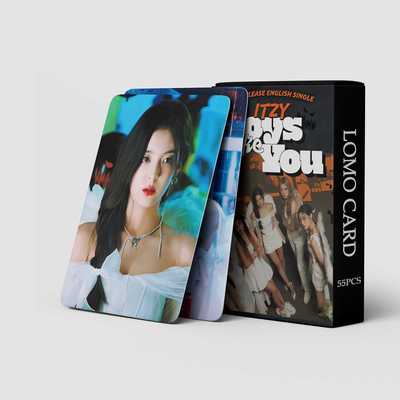 现货55张ITZY写真专辑boy like you卡片明星周边LOMO小卡