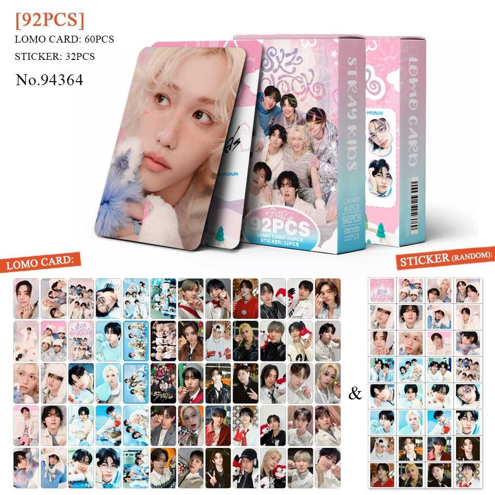 现货92张STRAYKIDS小卡粉丝见面会SK周边明星LOMO收藏卡