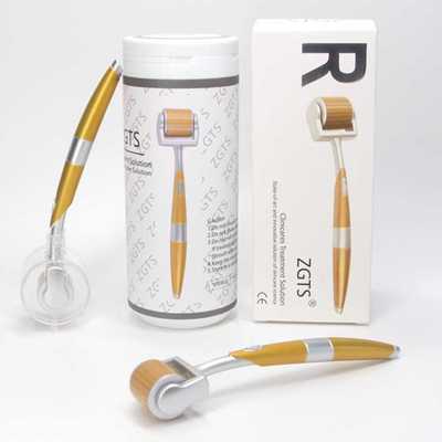 亚马逊192滚针脸部导入仪手动按摩滚轮针 钛合金微针 微针头