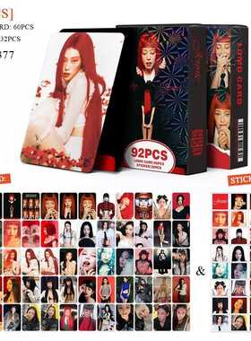 现货92张照片卡Jennie新专辑Ruby贺卡明星片周边印刷