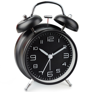 超大声闹钟可爱静音床头钟学生女卧室小型电子小闹钟简约风格