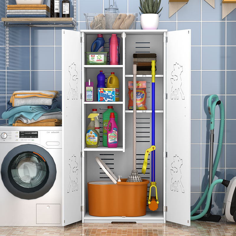 阳台柜拖把清洁工具收纳柜教室扫帚卫生用品柜庭院杂物储物柜防水