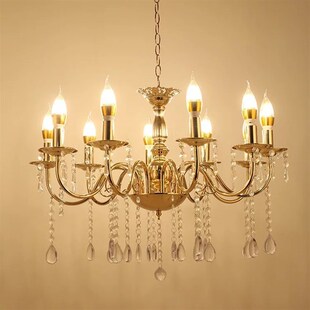 亭道具节庆现场结婚用品 电镀法国金铁艺吊灯婚礼婚庆仪式 新款 热卖