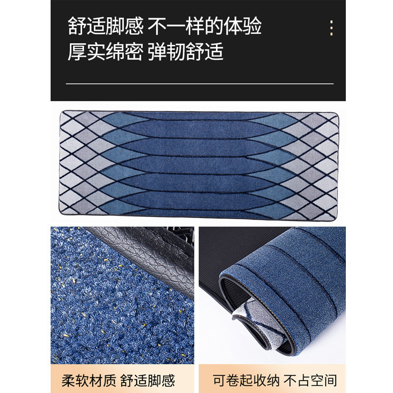 适用15-21款混动奥德赛中排地毯本田艾力绅木地板脚垫汽车脚垫