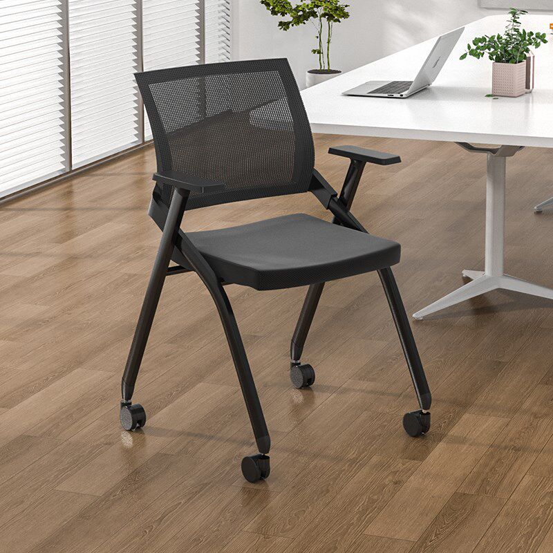 可折叠会议椅子家用办公电脑椅人体工学靠背椅带滑轮舒适培训座椅,住宅家具,电脑椅,淘宝优惠券,粉丝福利购,淘宝优惠卷
