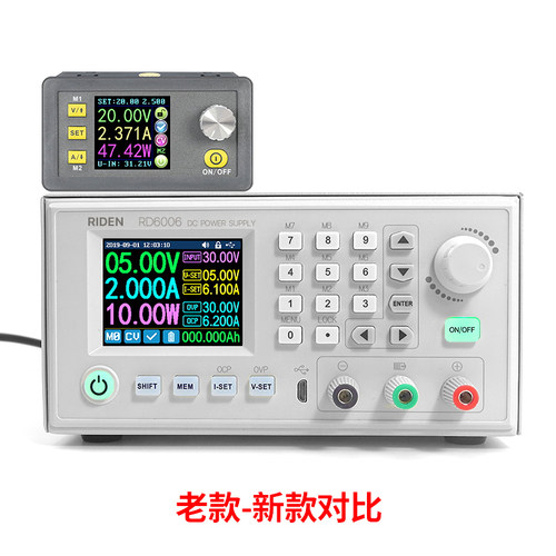 RD6006W数配开关可调电源直流稳压电源适模器降压控块监控电源