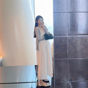 孕妇连衣裙防晒套装春夏装新款小个子辣妈显瘦外出潮妈长裙打底裙