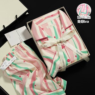6月份8短袖 带胸垫月子服夏季 薄款 产后纯棉孕妇哺乳睡衣产妇装 短裤