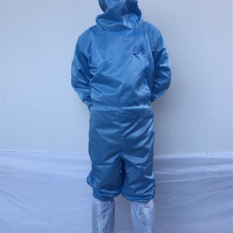 防静电无尘服网格连体防护服百级净化车间全身防尘洁净工作服