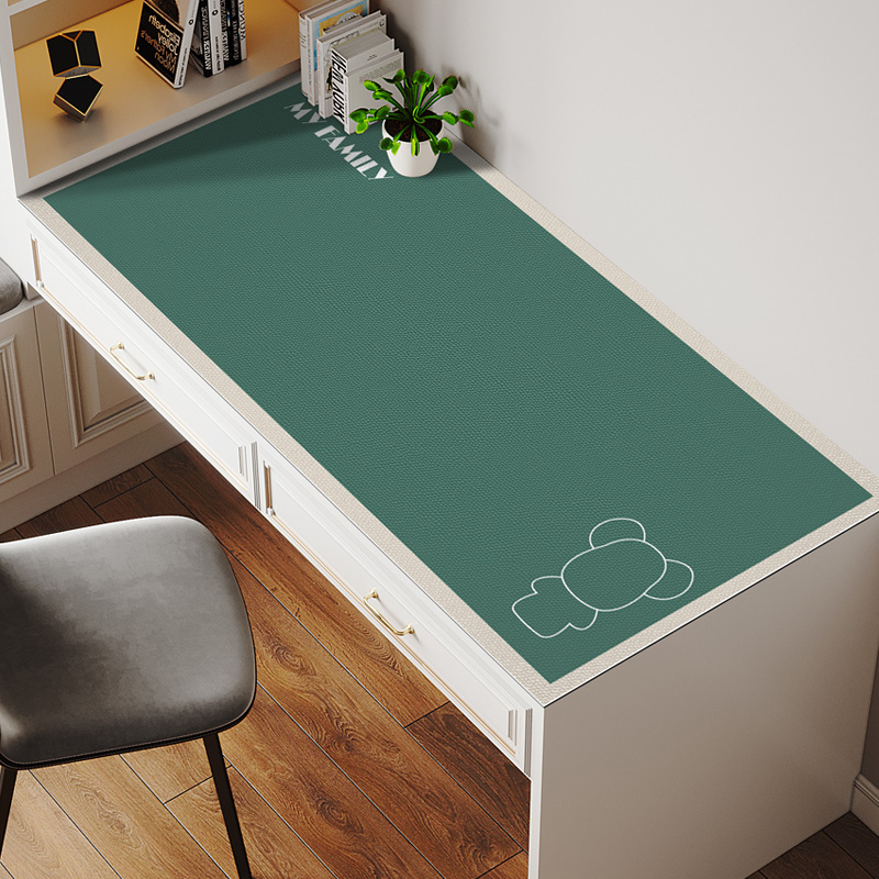 学生宿舍写字台学习桌垫儿童ns风书桌布P防水皮革电脑桌垫