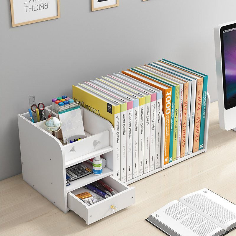 简约桌面收纳盒桌上书桌杂物学生文具整理儿童小书架,收纳整理,桌面收纳盒,淘宝优惠券,粉丝福利购,淘宝优惠卷