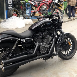 奔达金吉拉闪300改装M把复古摩托车车改变径低把高金500幼狮平把