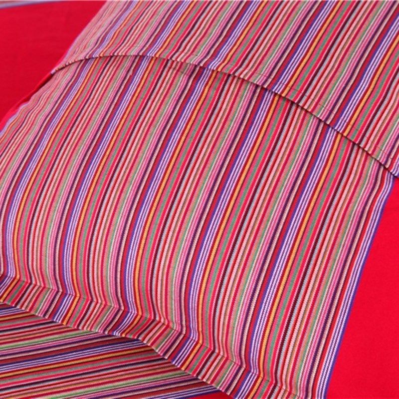 纯棉手工老粗布床单单件加厚单人双人学生全棉被单1.5米1.8米特价