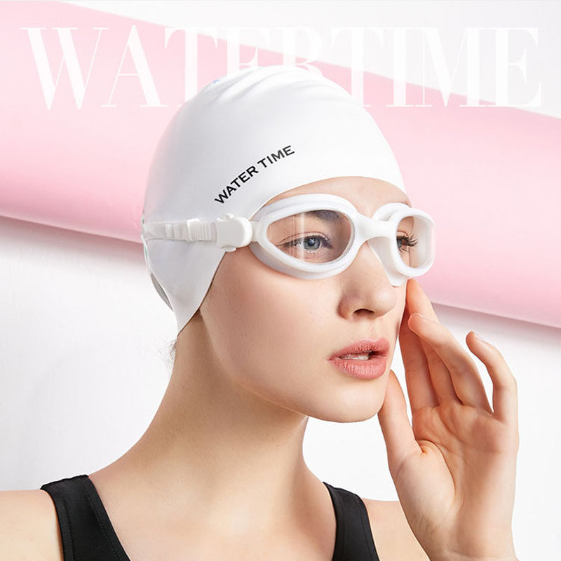 WaterTime泳镜防水防雾高清女游泳镜近视游泳眼镜泳帽套装专业男