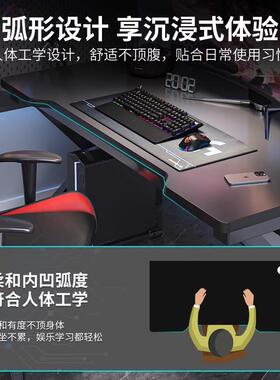 双人桌台式家用电脑竞桌简易卧室18941长条桌子工作台办公桌学生