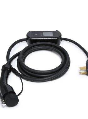 美标40A充电枪桩EVcharger新能源便携式J1772随车快充跨境充电器