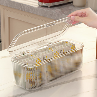 咖啡收纳盒桌面透明奶茶叶整理茶水台茶