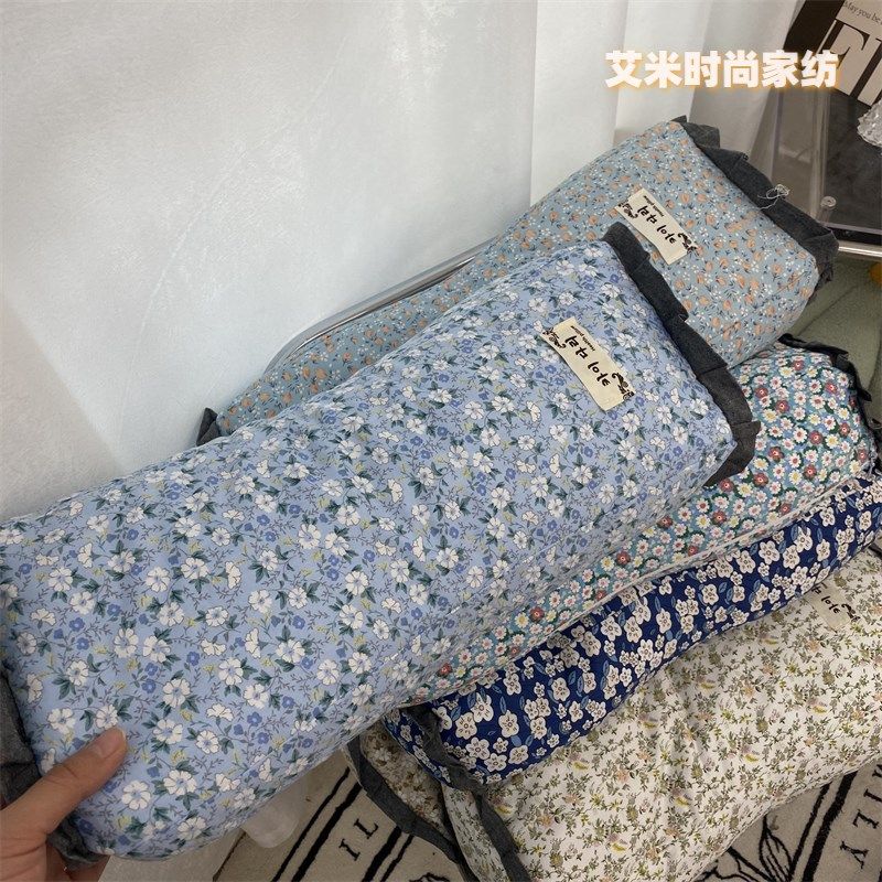 ns博主风小碎花田园风全棉荞麦枕沙发午睡单人小枕头,床上用品,枕头/枕芯,淘宝优惠券,粉丝福利购,淘宝优惠卷