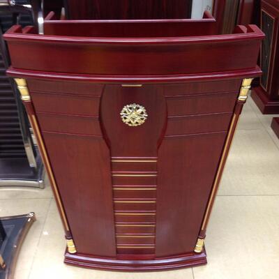 商业主持发言桌子大型讲台桌高官会议台学校大号实木演讲台