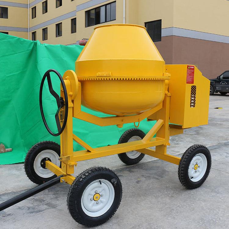 建筑工地用混凝土搅拌机350型移动摩擦式滚筒搅拌机