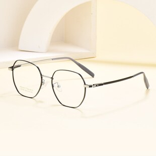 复古小框半钛镜架男女款 混批素颜神器小脸镜框86006近视眼镜