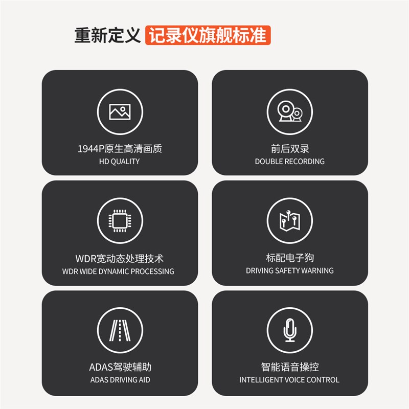 70迈A0S行车记录仪停车监控夜视免安装高清无线全景前后双摄