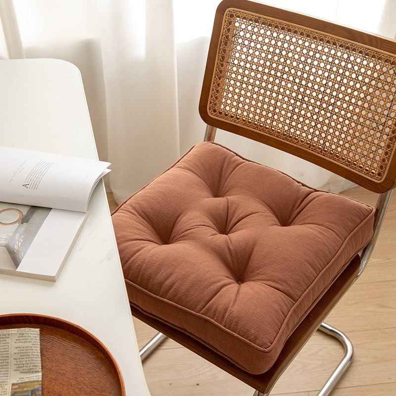 中式棉麻椅垫加厚坐垫家用儿童增高餐椅垫飘窗榻榻米垫蒲团,居家布艺,椅垫,淘宝优惠券,粉丝福利购,淘宝优惠卷
