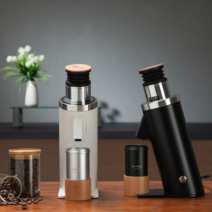 咖际DF64Air轻盈版V迷你小型电动咖啡磨豆机研磨器SOE精品单剂钛