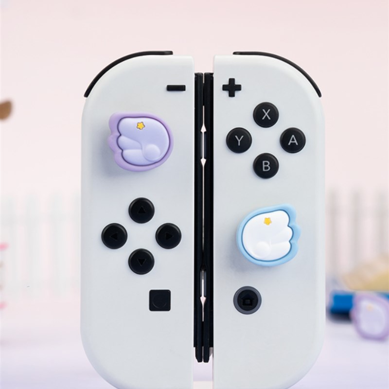 极想 任swch摇杆帽 o翅膀硅胶保护帽 ns手柄按键帽