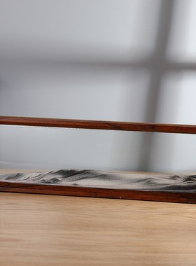 创意轻奢立体流沙画摆件客厅玄关家居装饰桌面玻璃沙漏