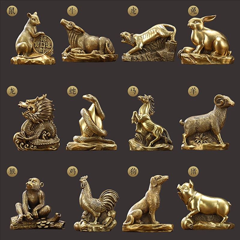 威弗列德全套鼠牛虎兔龙蛇马羊猴鸡狗猪家精品十二生肖摆件,家居饰品,装饰摆件,淘宝优惠券,粉丝福利购,淘宝优惠卷