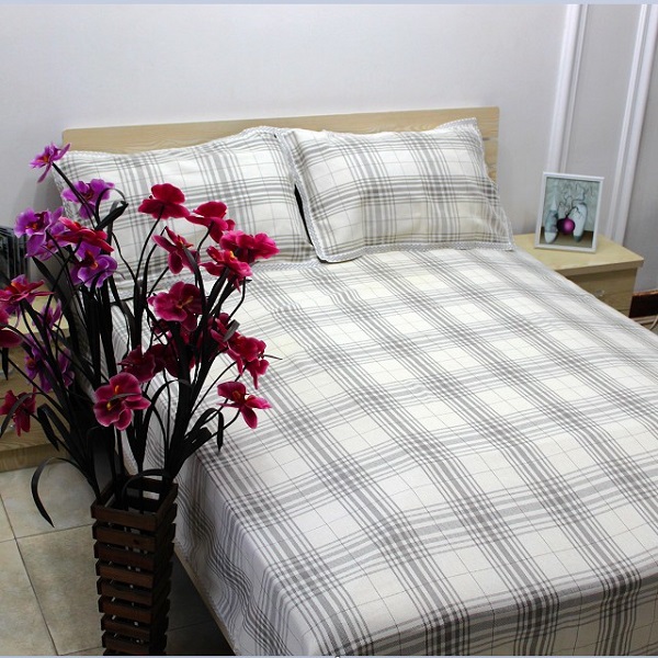 亚麻凉席子床单高支精纺三十六支加厚单双人加大哈麻双鹤婴儿席垫