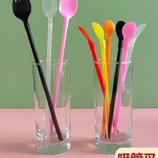 采购一次性水果茶叉,勺子,吸管,叉子和勺子,一件单独装的水果叉子