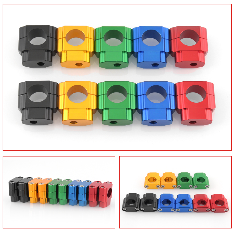 越野摩托车手把压块改装变径车把手卡座方向器增高码